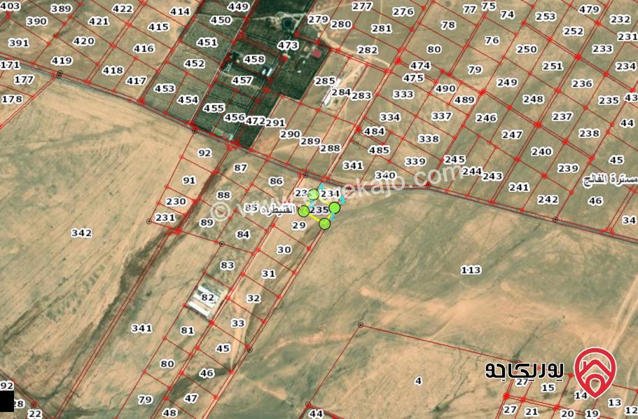 ارض مساحة 4000م للبيع في القنيطرة حوض الهضيبان من اراضي جنوب عمان