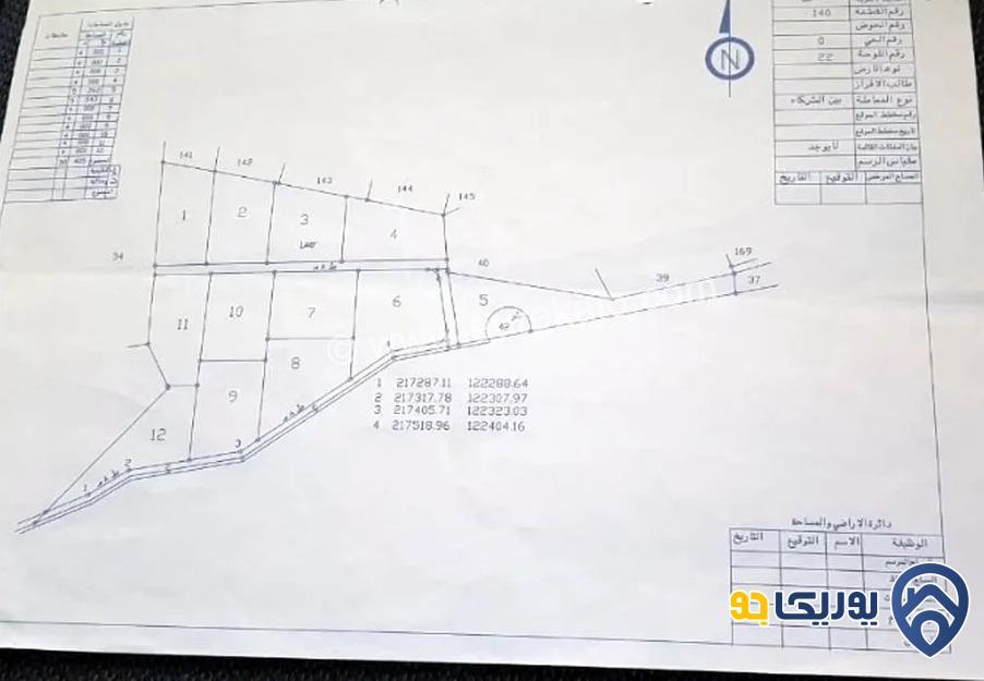 ارض للبيع مساحة 54691م  في ماعين/مادبا