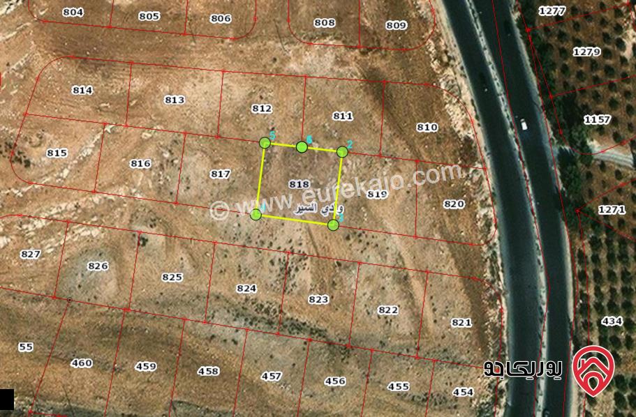 قطعة أرض مساحة 757م للبيع في عمان - الظهير