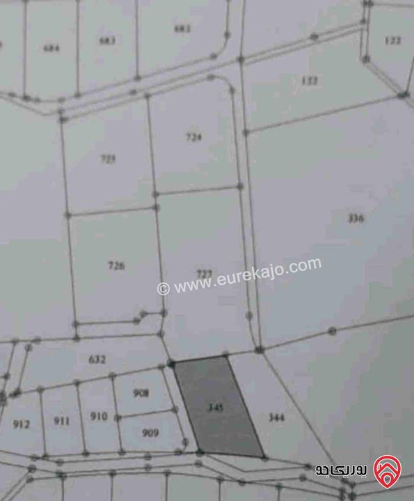 قطعة أرض مساحة 1889م للبيع في البلقاء - ماحص الميدان الشمالي 