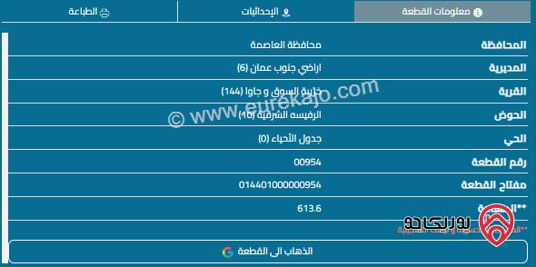 قطعة أرض مساحة 613م للبيع في جاوا 