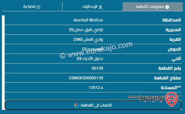 قطع اراضي للبيع في منطقة أحد شارع المية بالأقساط 