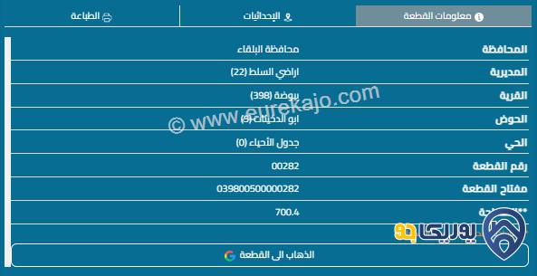 قطعة أرض مساحة 700م للبيع في السلط - الصبيحي 