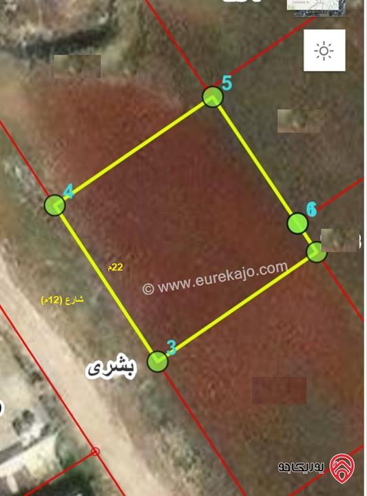 قطعة ارض 501متر للبيع في اربد - من اراضي بشرى - حوض البيدر 