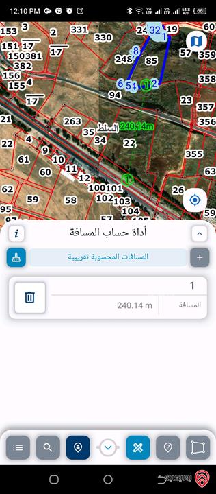 قطعة ارض استثمارية مساحة 9200م للبيع بسعر مغري في السلط - السرو الشمالي 