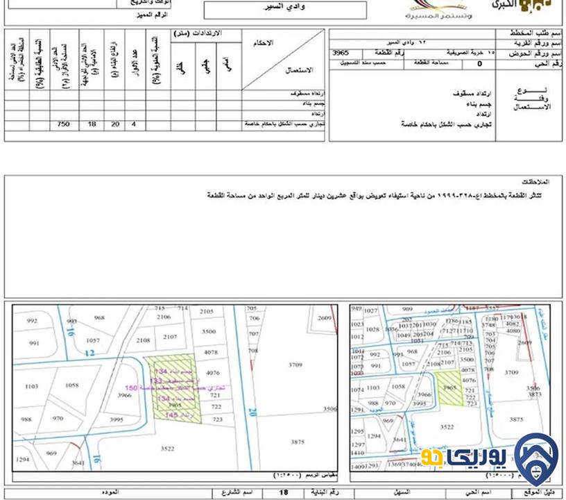 قطعة أرض مساحة 3025م للبيع في الصويفية خلف السيفوي والضمان الاجتماعي من المالك مباشرة