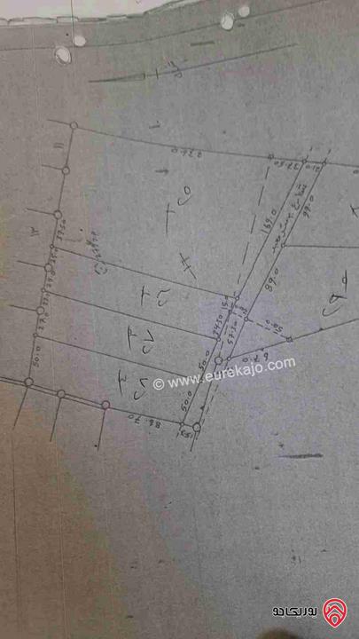 فطعة ارض مساحة 4880م للبيع في المفرق - بمنطقة منشية بني حسن