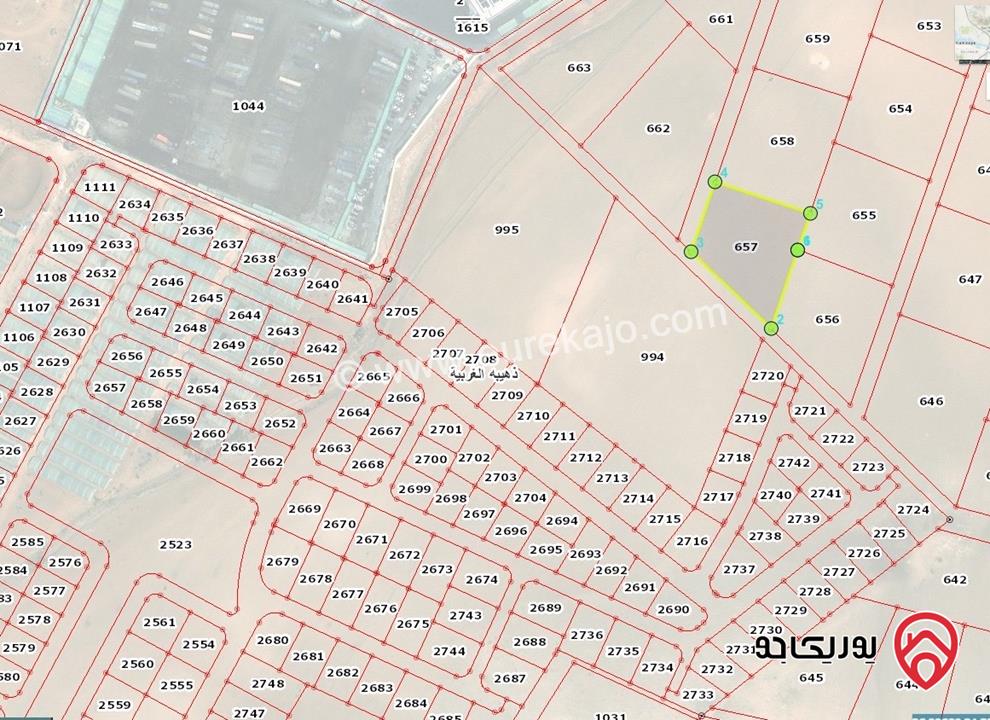 قطعة ارض مساحة 3400م على شارعين للبيع في عمان - الذهيبة الغربية خربة الذهيبة الشمالية بسعر مغري ملاصقة لمشروع الشهد