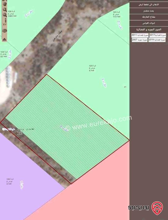 قطعة أرض مساحة 1205م للبيع في عمان - شفا بدران الكوم ياجوز