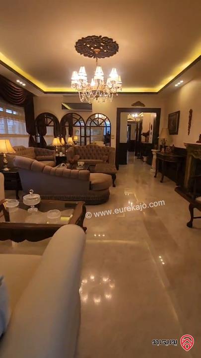 شقة ارضية فاخرة مساحة 220م للبيع في عمان - ارقى مناطق الرابية