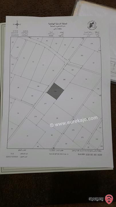 قطعة أرض مساحة 4 دونم للبيع في عمان - منطقة أحد المناخر