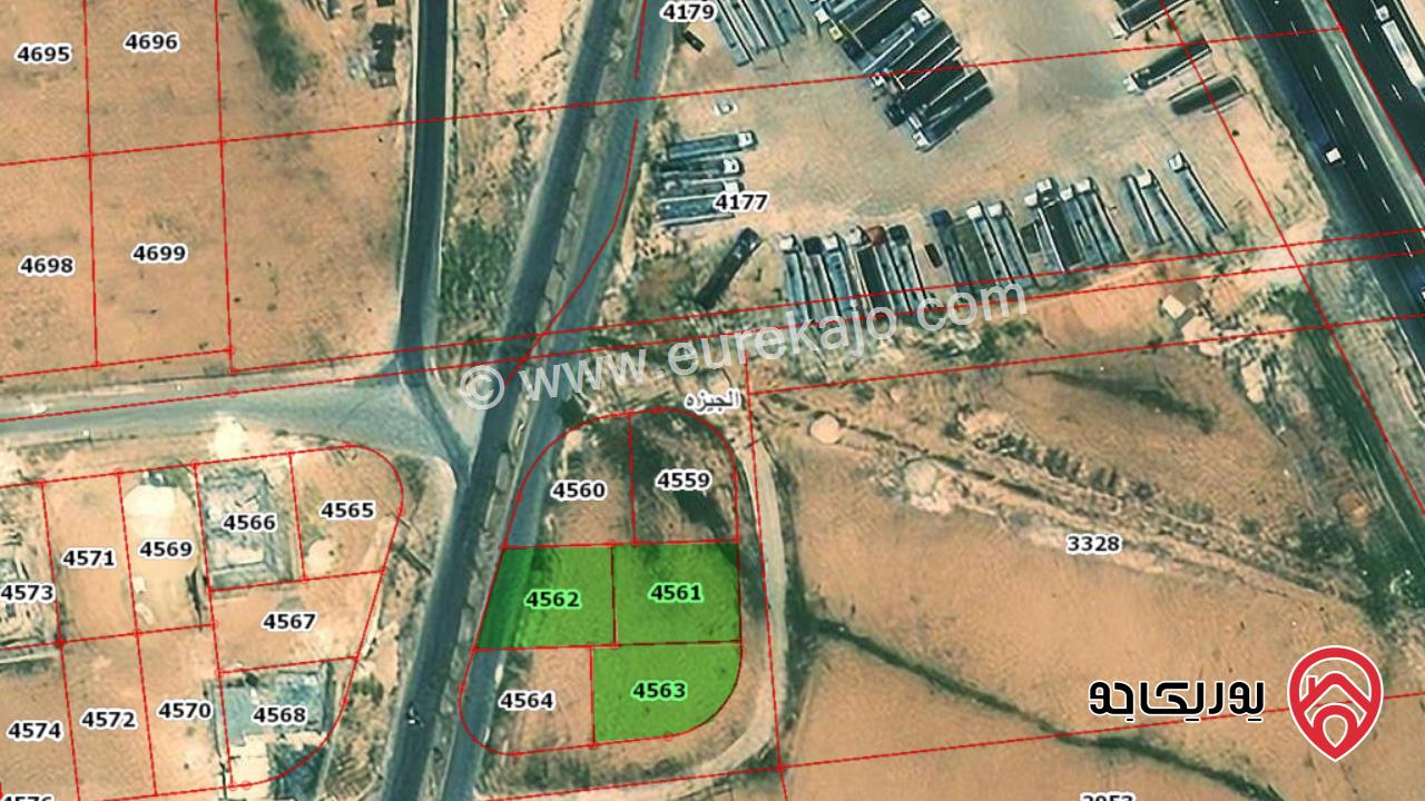 قطعة أرض مساحة 424م للبيع في عمان - الجيزة حوض الموارس من أراضي جنوب عمان