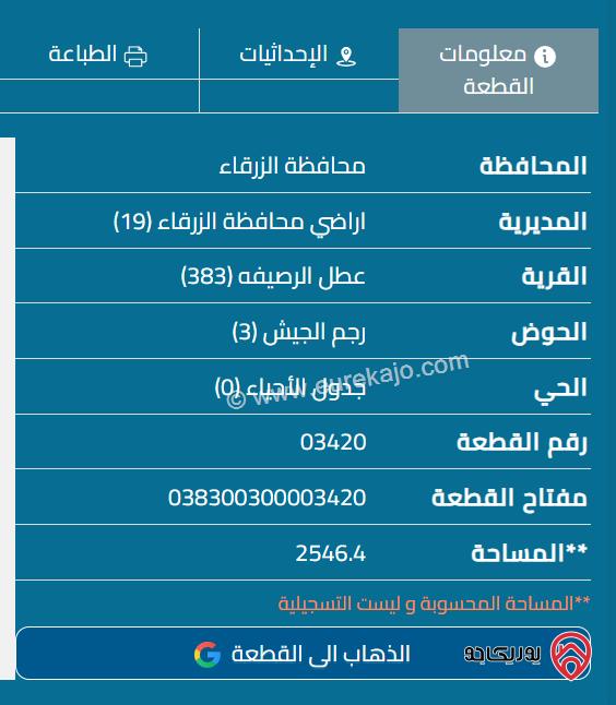 عدة قطع أراضي تجارية للبيع بسعر 350 دينار المتر الواحد في الزرقاء - الرصيفة الاتوستراد