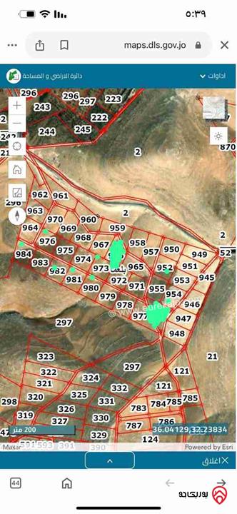 قطعة أرض مساحة 3500م للبيع في المفرق - بلعما