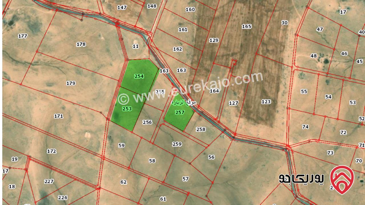 ارض مساحة 7178م للبيع في عمان - موقع الزبارة حوض الفالج من اراضي الموقر