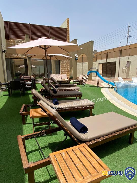 شاليه - مزرعة برايم شاليه Prime Vip Chalet للايجار اليومي في البحر الميت