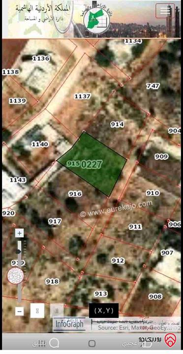 قطعة أرض مساحة 737م للبيع في محافظة عجلون - من أجمل مناطق عنجرة 