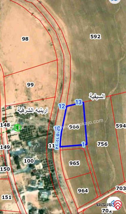 قطعة أرض مساحة 5000م للبيع في عمان - السيفية طريق المطار بسعر مغري