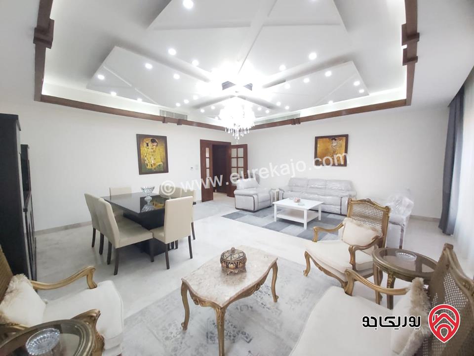 شقة فاخرة مفروشة للايجار مساحة 200م طابق ثالث في عمان - عبدون الشمالي
