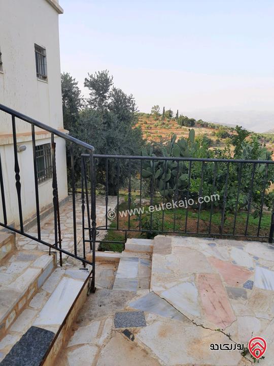 مزرعة زيتون مساحة الأرض 8 دونم و 588م و البناء مساحة 100م للبيع في السلط