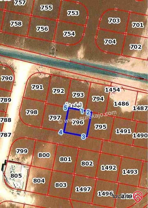 قطعة ارض مميزة مساحة 500م للبيع في عمان - اليادودة الفريط