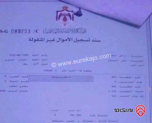 منزل مساحة 170م على أرض 750م للبيع في المفرق مغير السرحان المطلة 