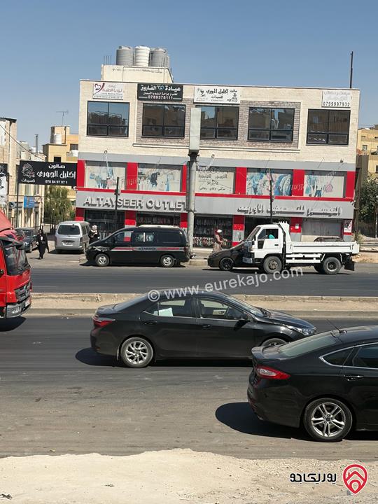 معرض تجاري مساحة 800 متر للايجار في عمان - ماركا شارع الحزام 