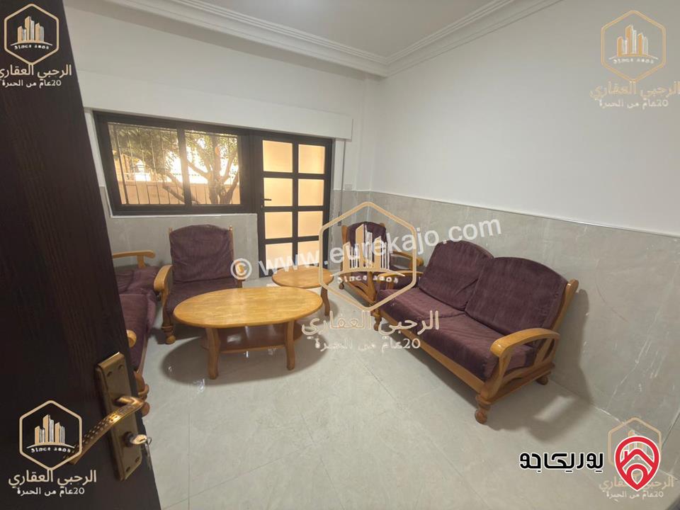 شقة فارغة طابق أرضي مساحة 110م داخلي و 30م خارجي للايجار في عمان - الرابية