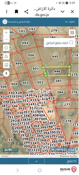 قطعة ارض 9 دونم  (للبيع او البدل) في الزرقاء - الهاشمية