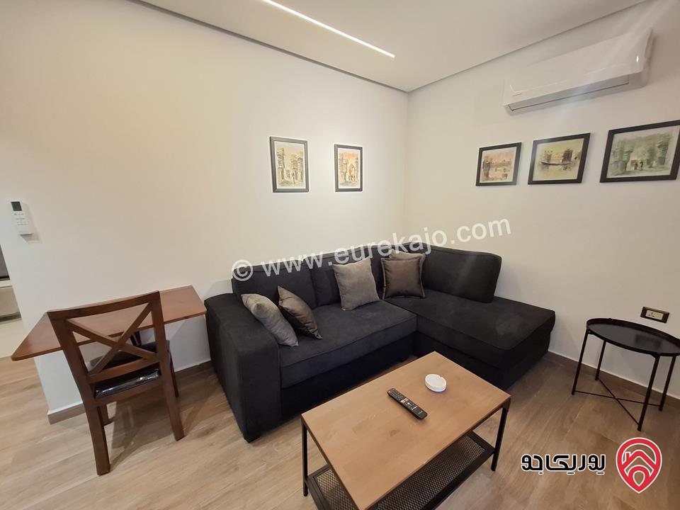 شقة أرضية مفروشة مساحة 55م للايجار في عمان - ام السماق 