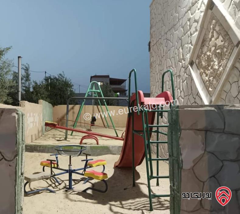 مزرعة مساحة الأرض 7000م والبناء 130م للبيع في المفرق - بلعما