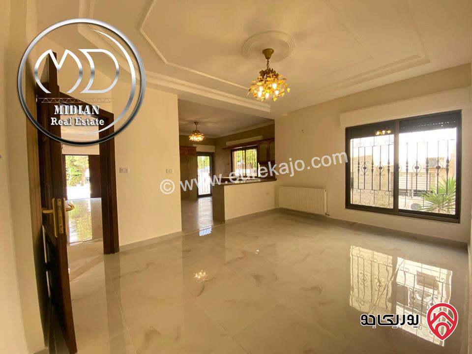 شقة ارضية فارغة للايجار في عمان - خلدا العوجانية مساحة 190م مع ترس و حديقة 120م تشطيبات و ديكورات عصرية فاخرة