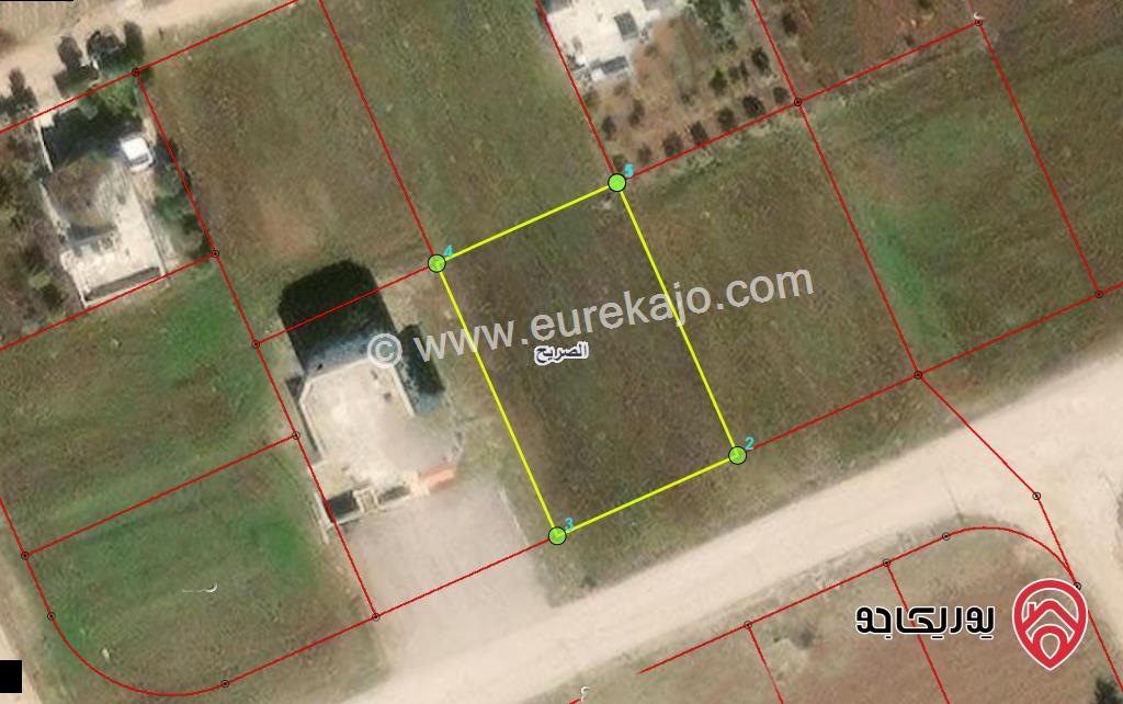 قطعة ارض مساحة 1351م للبيع في اربد - منطقة المسارب شرق ترخيص الصريح 