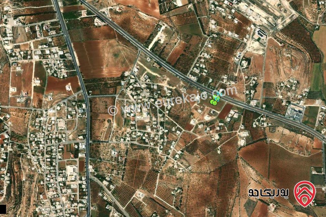 أرض مساحة 800م للبيع في عمان - ناعور - حوض المنيف - على الشارع الرئيسي مادبا