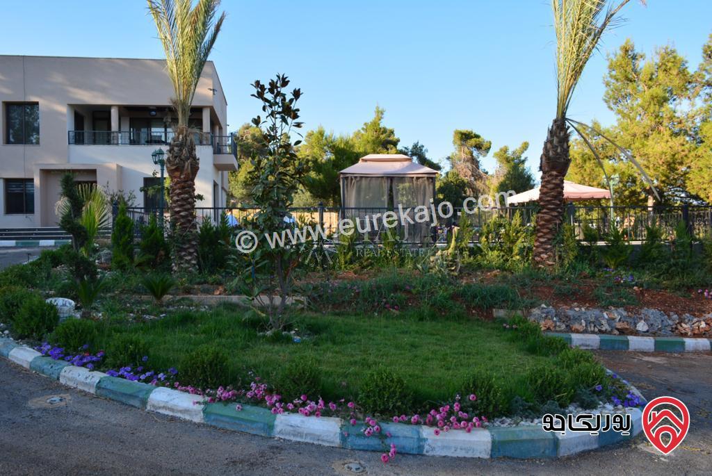 مزرعة خلابة مساحة الأرض 3 دونم و 549م والبناء 200م للبيع في جرش