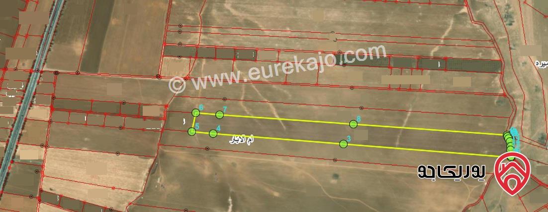  قطعة ارض مساحة 3300م للبيع اربد - ام الابار الجنوبي - جنوب اشارة السايبر سيتي  