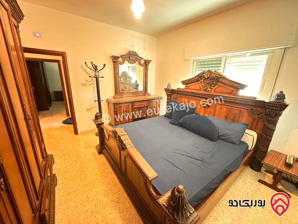 شقة أرضية مفروشة مساحة 170م داخلي و 70م خارجي للايجار السنوي في عمان - ام السماق