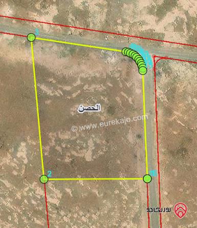 ارض 3500م للبيع في اربد - من اراضي الحصن قوشان مستقل ضمن حوض عوجات الطيارة 