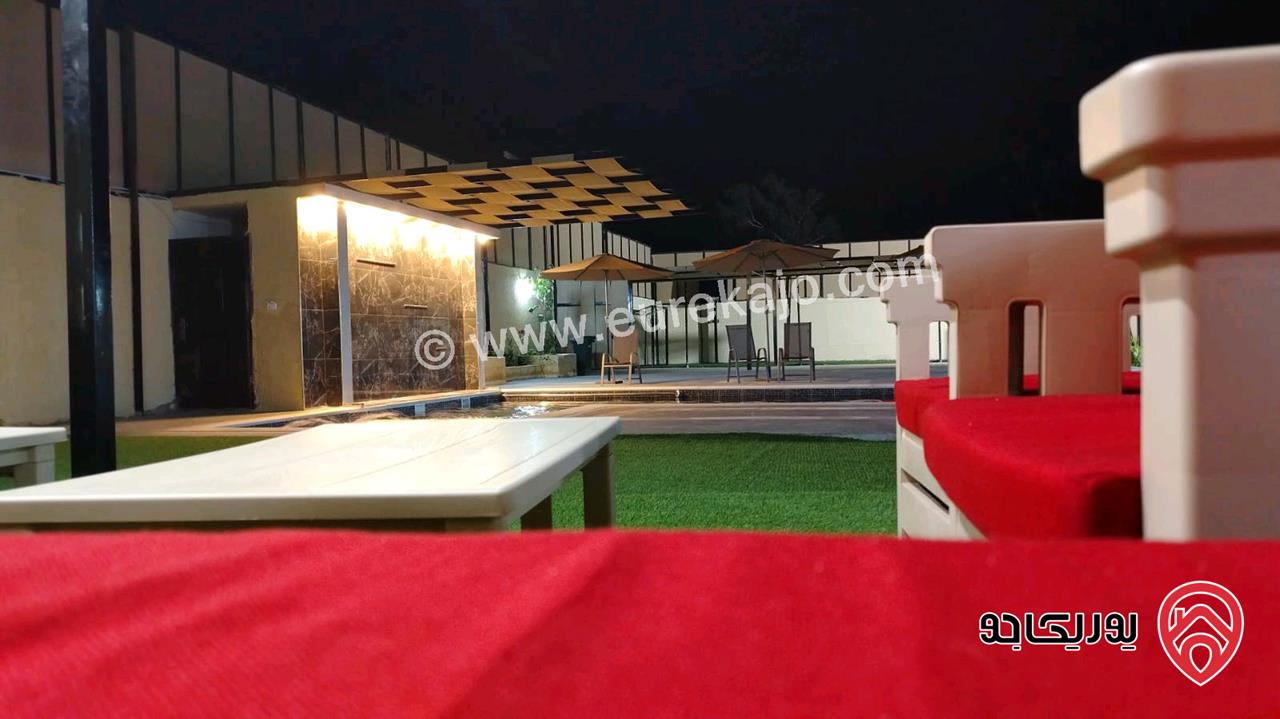 مزرعة مساحة الأرض 1 دونم والبناء 85م للبيع في البحر الميت - الشونة الجنوبة 