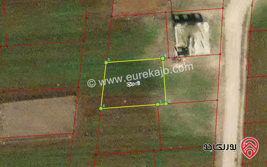 قطعة ارض مساحة 649م للبيع في اربد - الصريح الماصية الشمالية 