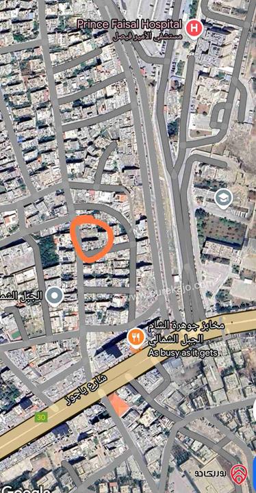 ارض مساحة 349م طابو للبيع في الرصيفة - الجبل الشمالي مثلث البركة