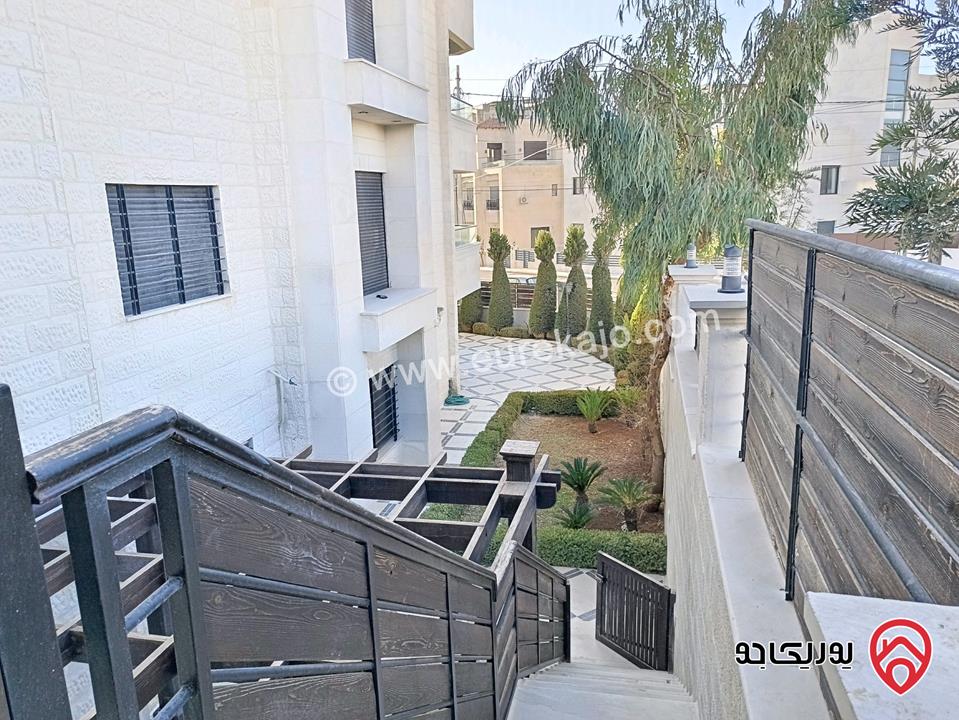 شقة ارضية مساحة 200م داخلي و 250م خارجي للبيع في عمان - دابوق
