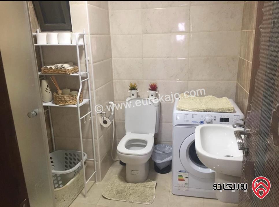 شقة مفروشة فاخرة مساحة 95م للإيجار في عمان - السابع خلف دوار الكيلو (خلف مطعم بوبايز الجديد) من المالك مباشرة وللعائلات فقط  