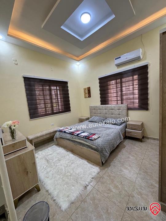 شقة أرضية مساحة 100م داخلي وحديقة 150م للايجار مفروشة في عمان - اللويبدة Apartment for rent