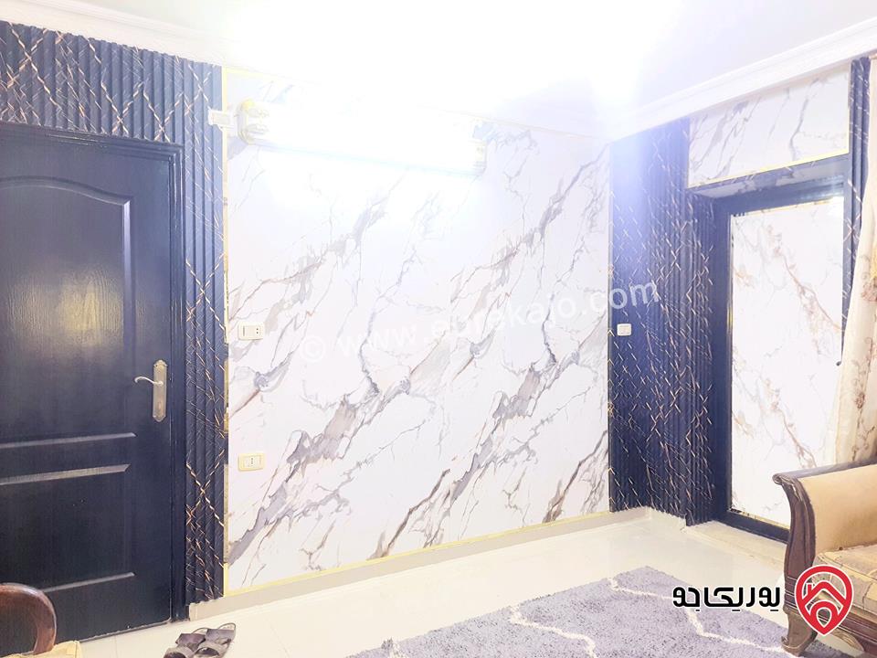 شقة مفروشة أرضية مساحة 150م للايجار في اربد - حي الراهبات 