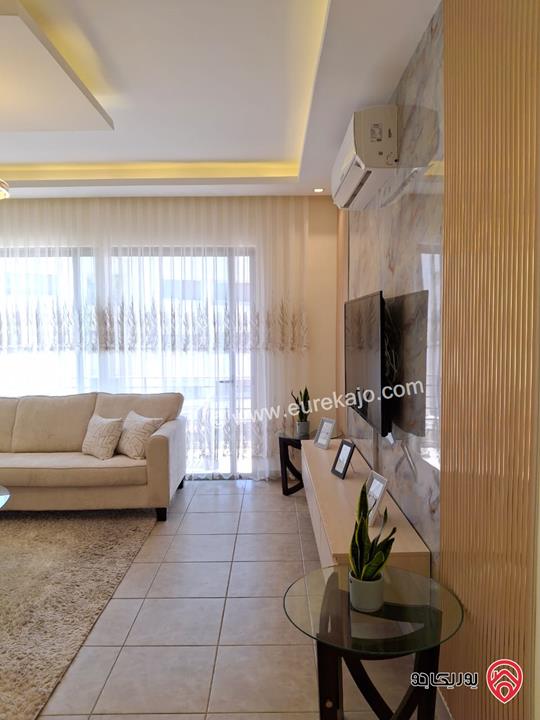 شقة فاخرة مفروشة مساحة 100م طابق أول للايجار في عمان - عبدون