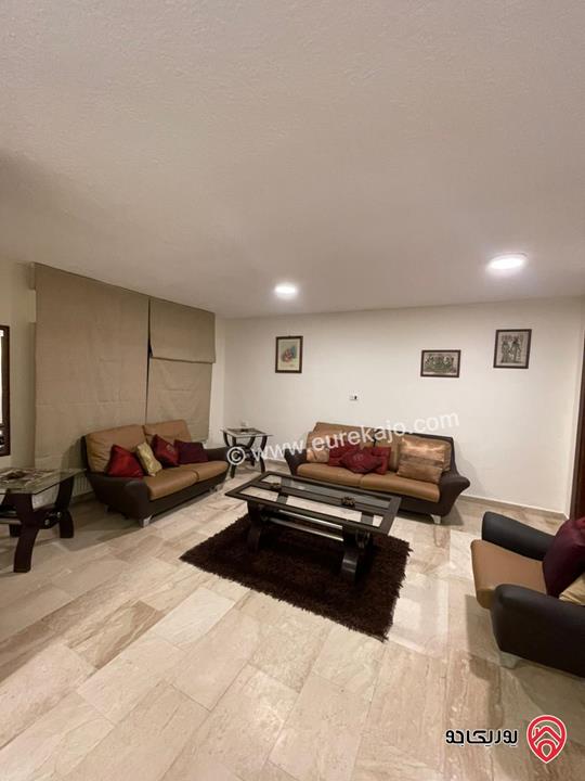 شقة مفروشة شبه ارضي مساحة 225م للايجار في عمان - ضاحية الرشيد