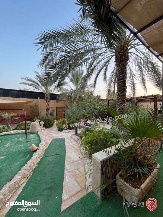 مزرعة مميزة للايجار من المالك في البحر الميت - جوفة الكفرين 