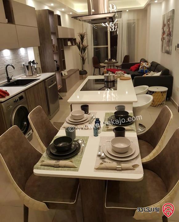 شقة مفروشة طابق ثاني مساحة 95م للايجار في عمان - عبدون