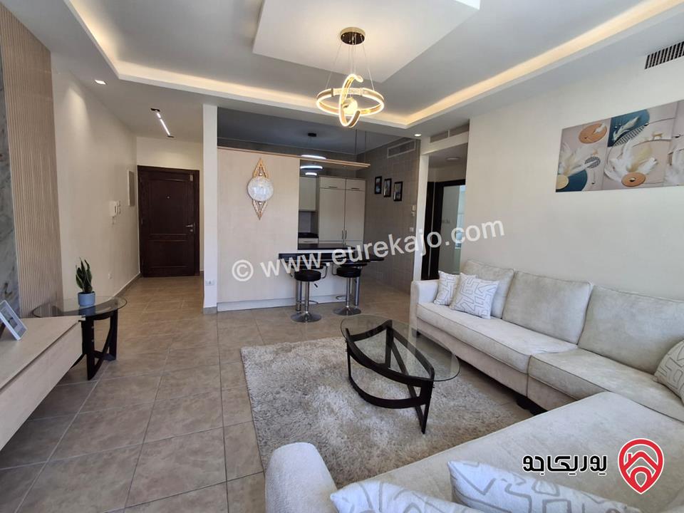 شقة فاخرة مفروشة مساحة 100م طابق أول للايجار في عمان - عبدون